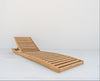 Dune Teak Sun Lounger Side view 2
