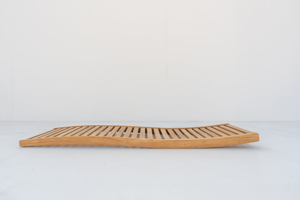 Dune Teak Sun Lounger Side view 5