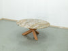 Eden Marble Lazy Susan Dining Table Perspective View 4