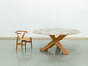 Eden Marble Lazy Susan Dining Table Perspective View 6