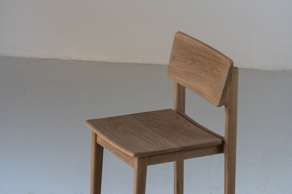 Eira Oak Bar Chair Detailed Texture View 1