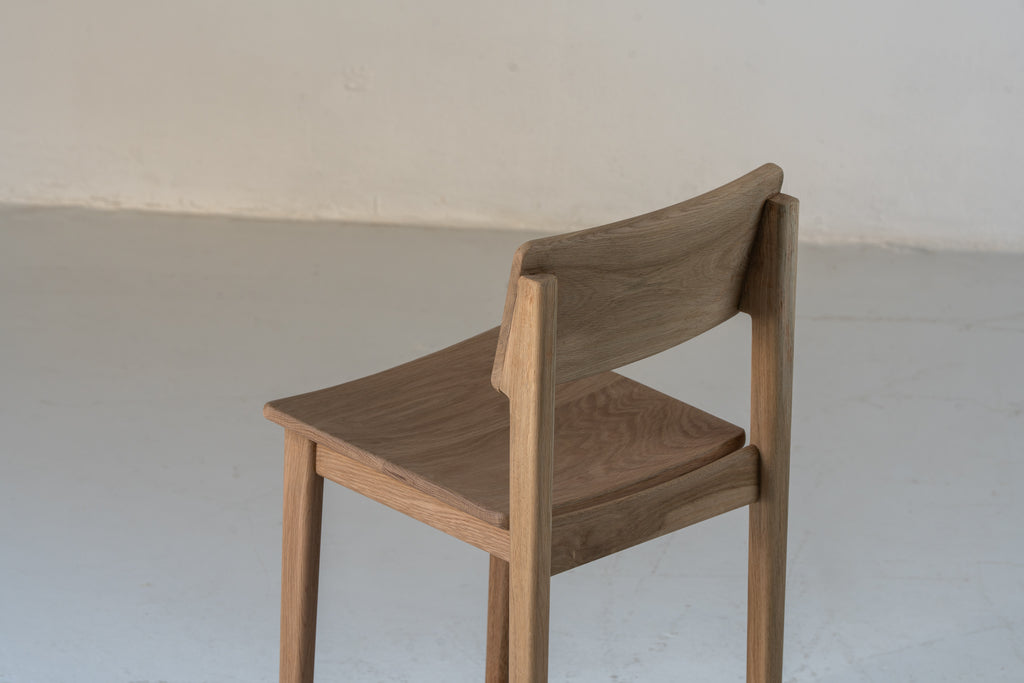 Eira Oak Bar Chair Detailed Texture View 6