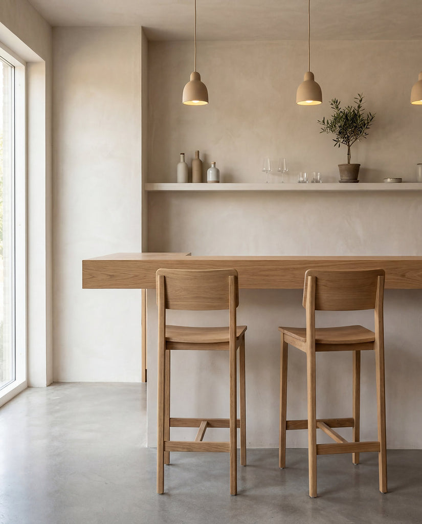 Eira Oak Bar Chair Indoor View 3