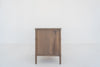Elara Marble and Oak Nightstand Perspective View 3