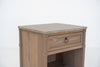 Elara Marble and Oak Nightstand Perspective View 7