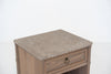 Elara Marble and Oak Nightstand Perspective View 9
