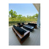 Elegant Teak 3 Seater Customer Home