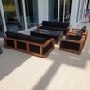 Elegant Teak 3 Seater Customer Home