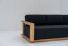 Elegant Teak 3 Seater Side view