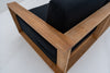 Elegant Teak 3 Seater Side view