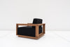 Elegant Teak Single Seater Back view