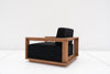 Elegant Teak Single Seater Back view