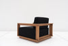 Elegant Teak Single Seater Back view