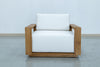 Elegant Teak Single Seater Front view