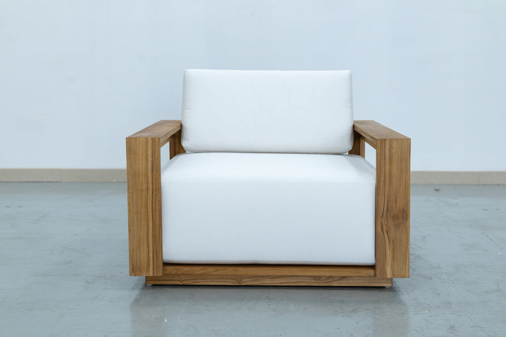 Elegant Teak Single Seater Front view