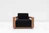 Elegant Teak Single Seater Front view