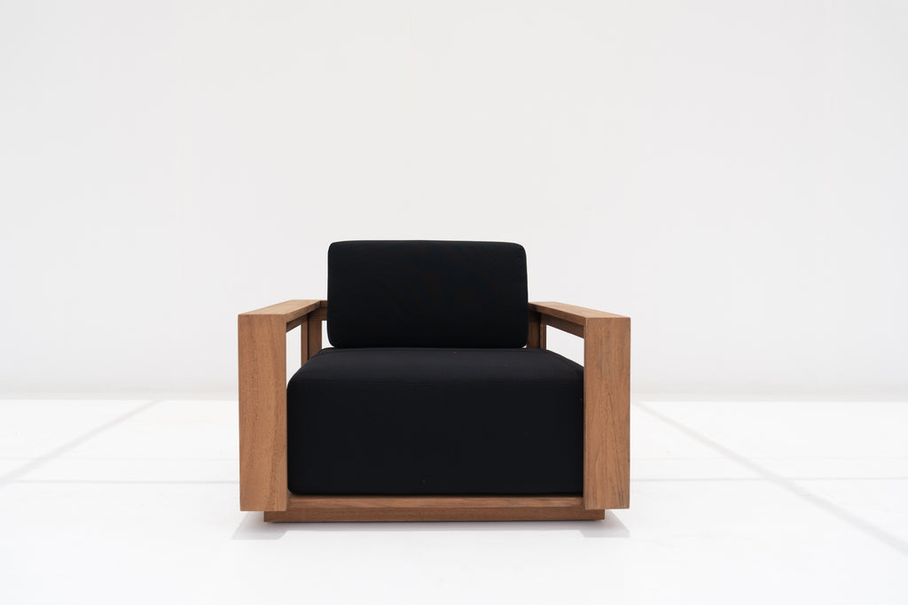 Elegant Teak Single Seater Front view