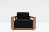 Elegant Teak Single Seater Front view