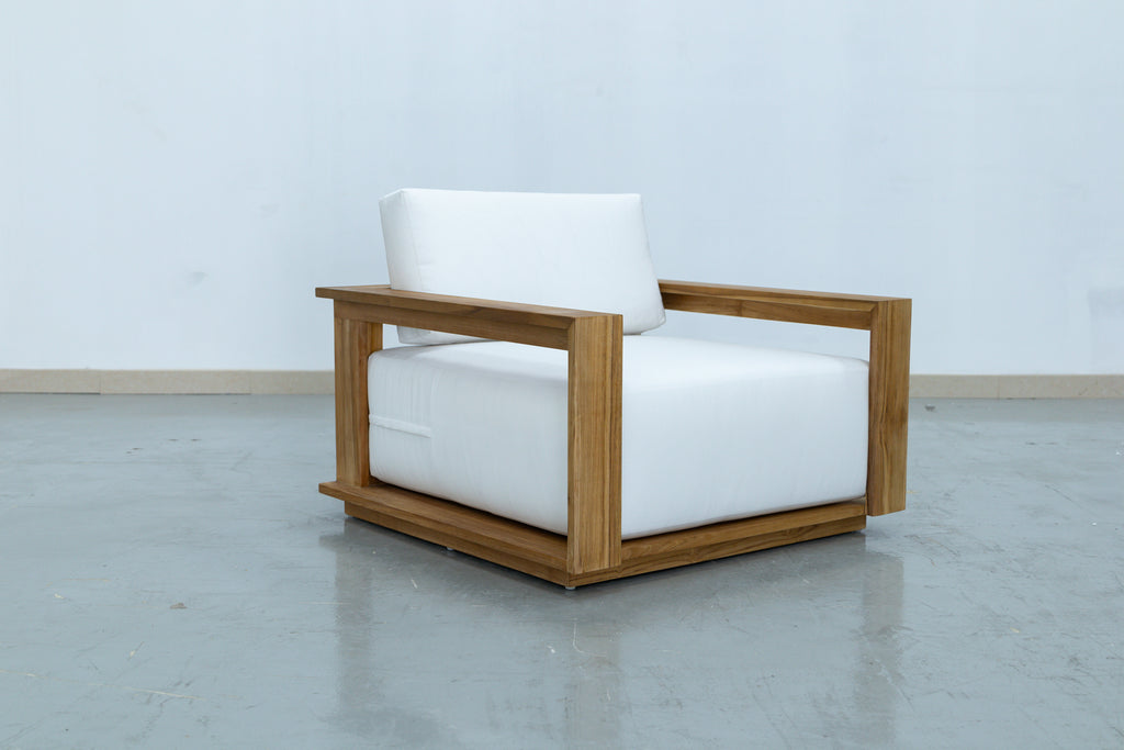 Elegant Teak Single Seater Side view