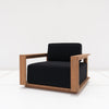 Elegant Teak Single Seater Side view