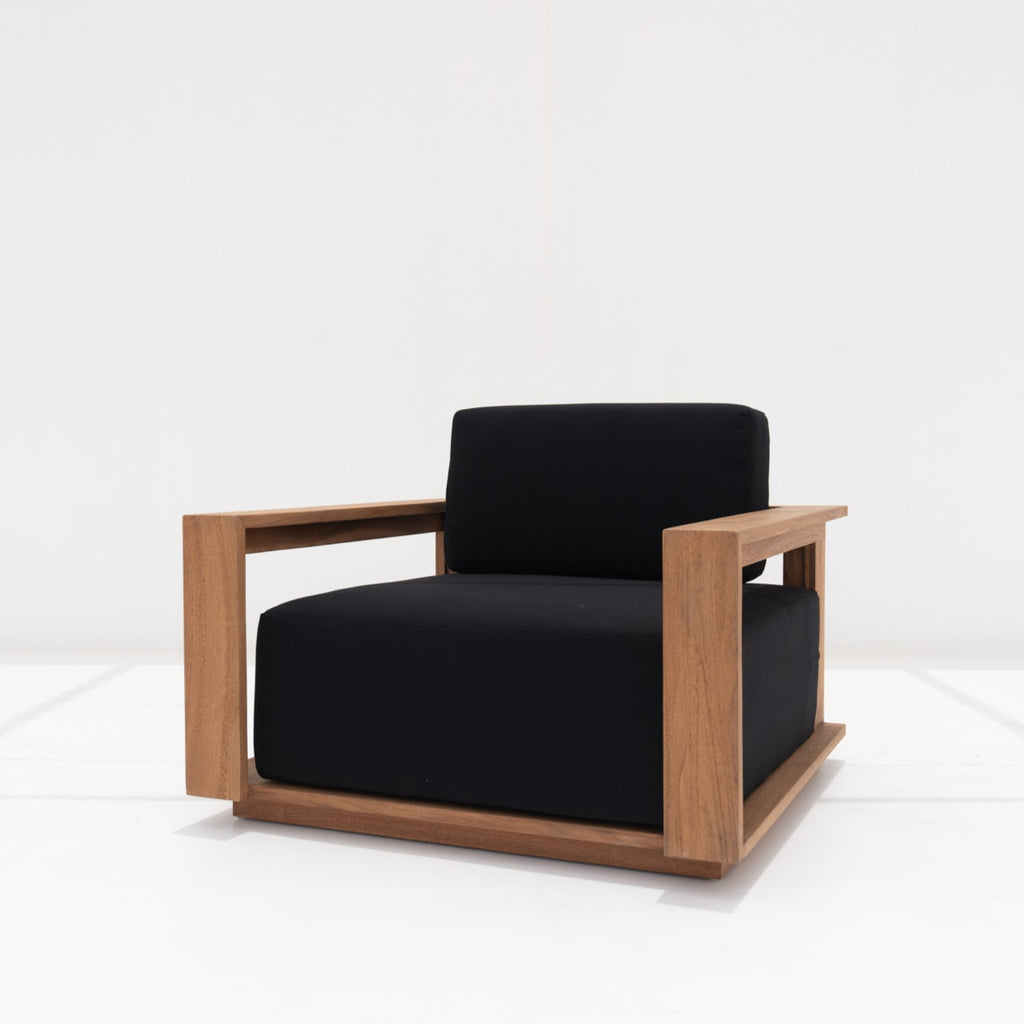 Elegant Teak Single Seater Side view