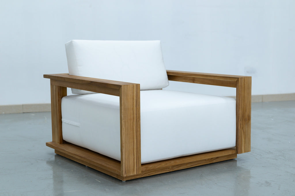 Elegant Teak Single Seater Side view