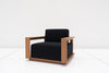 Elegant Teak Single Seater Side view