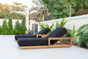 Elegant Teak Sun Lounger Customer Home 11