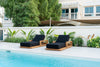 Elegant Teak Sun Lounger Customer Home 12