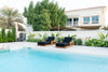 Elegant Teak Sun Lounger Customer Home 14