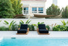Elegant Teak Sun Lounger Customer Home 6