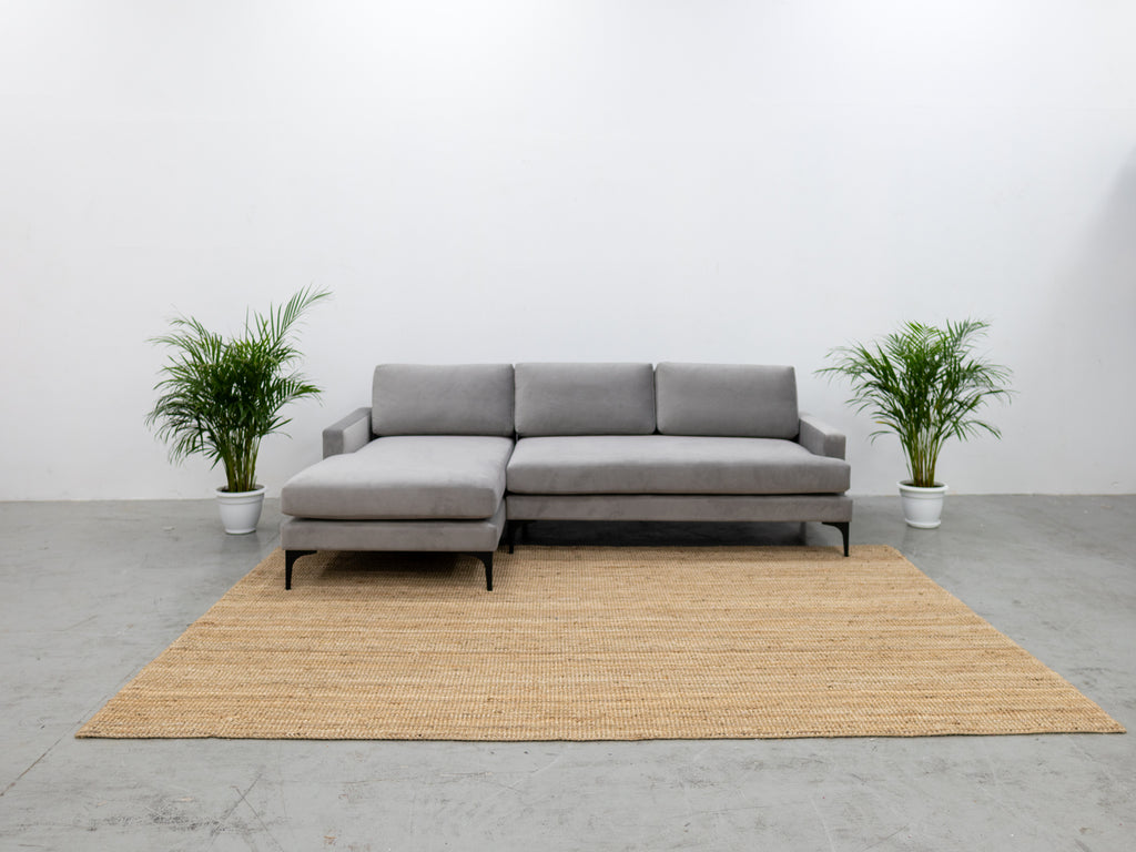 Elizabeth Velvet Sofa Front view