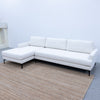 Elizabeth Velvet Sofa Side view