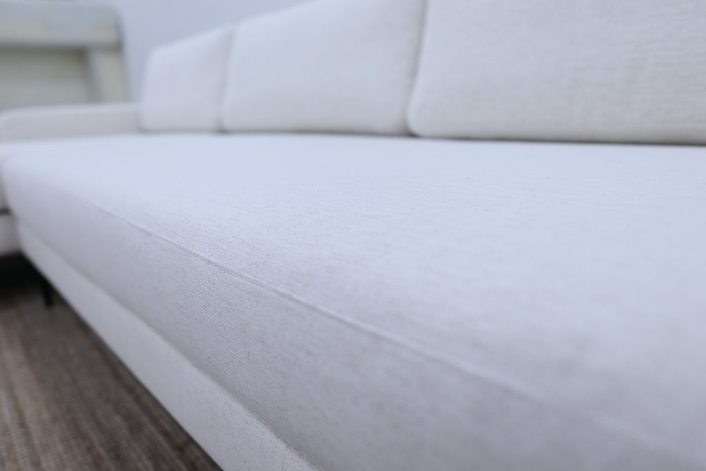 Elizabeth Velvet Sofa Side view