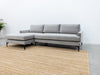 Elizabeth Velvet Sofa Side view