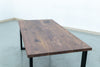Elizabeth Walnut Dining Table Detailed Top Texture View 3