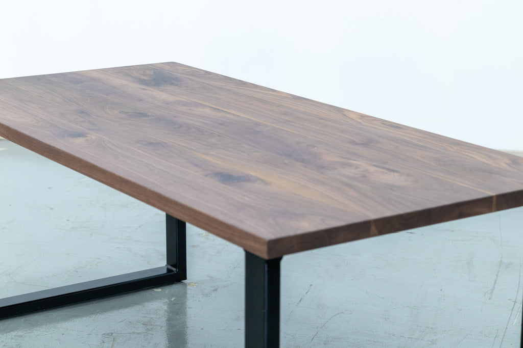 Elizabeth Walnut Dining Table Detailed Top Texture View 4