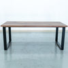 Elizabeth Walnut Dining Table Front Perspective View 1