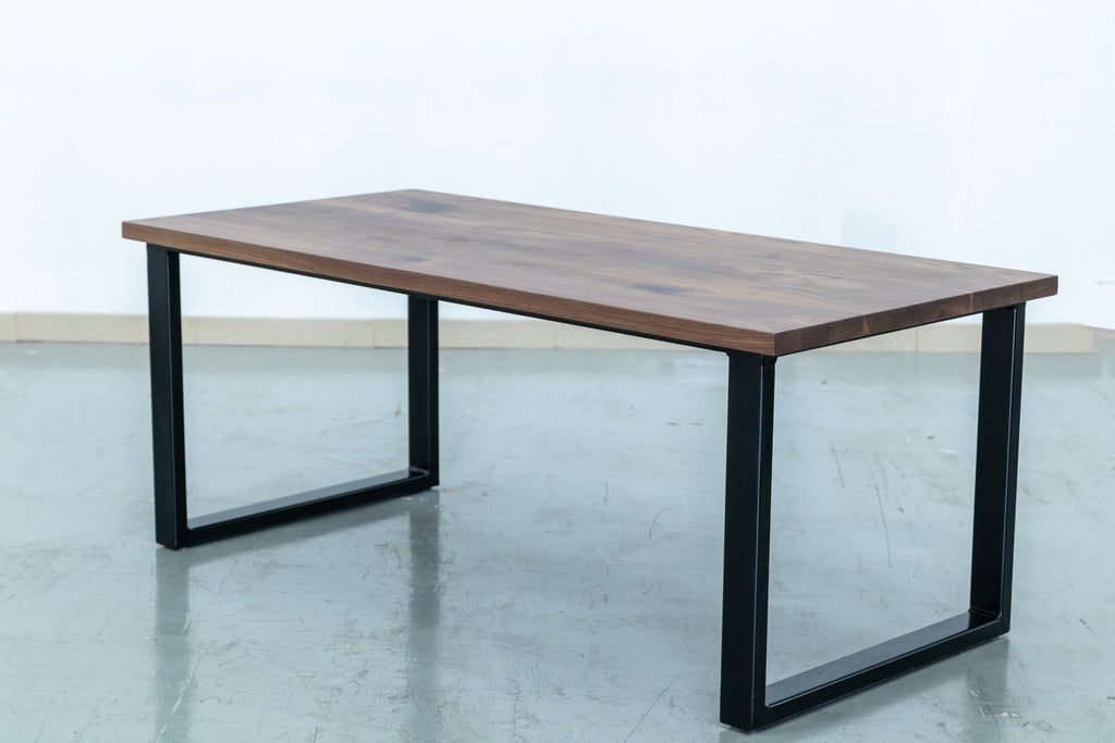 Elizabeth Walnut Dining Table Perspective View 1
