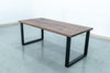 Elizabeth Walnut Dining Table Perspective View 3