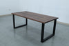 Elizabeth Walnut Dining Table Perspective View 4