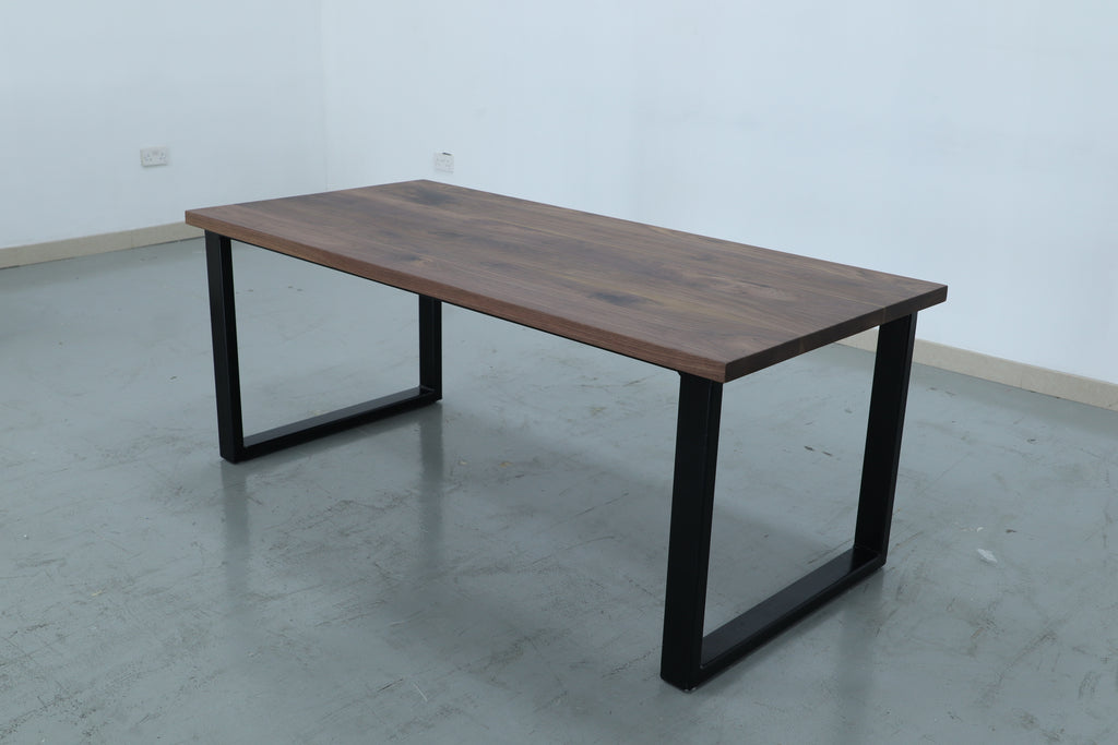 Elizabeth Walnut Dining Table Perspective View 4