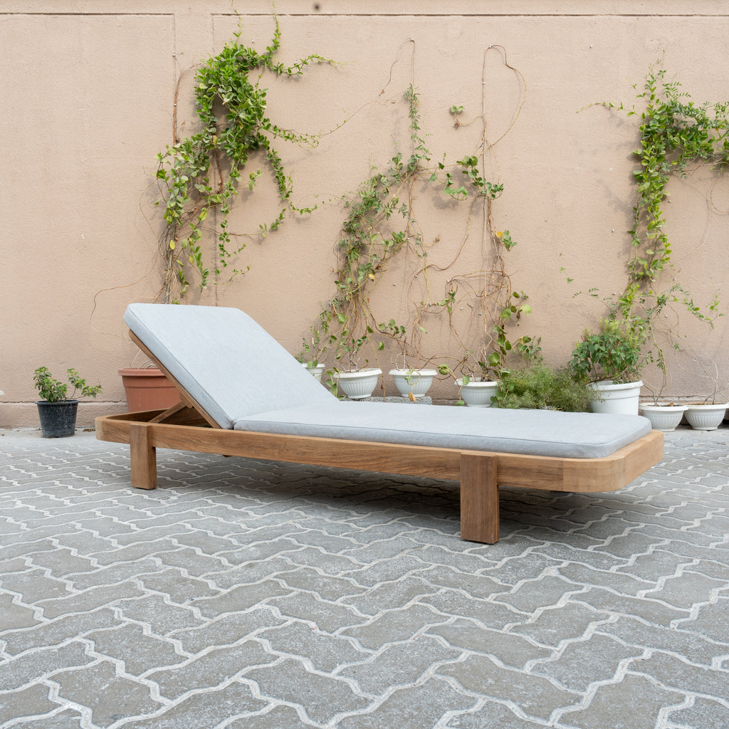 Elysian Teak Sun Lounger