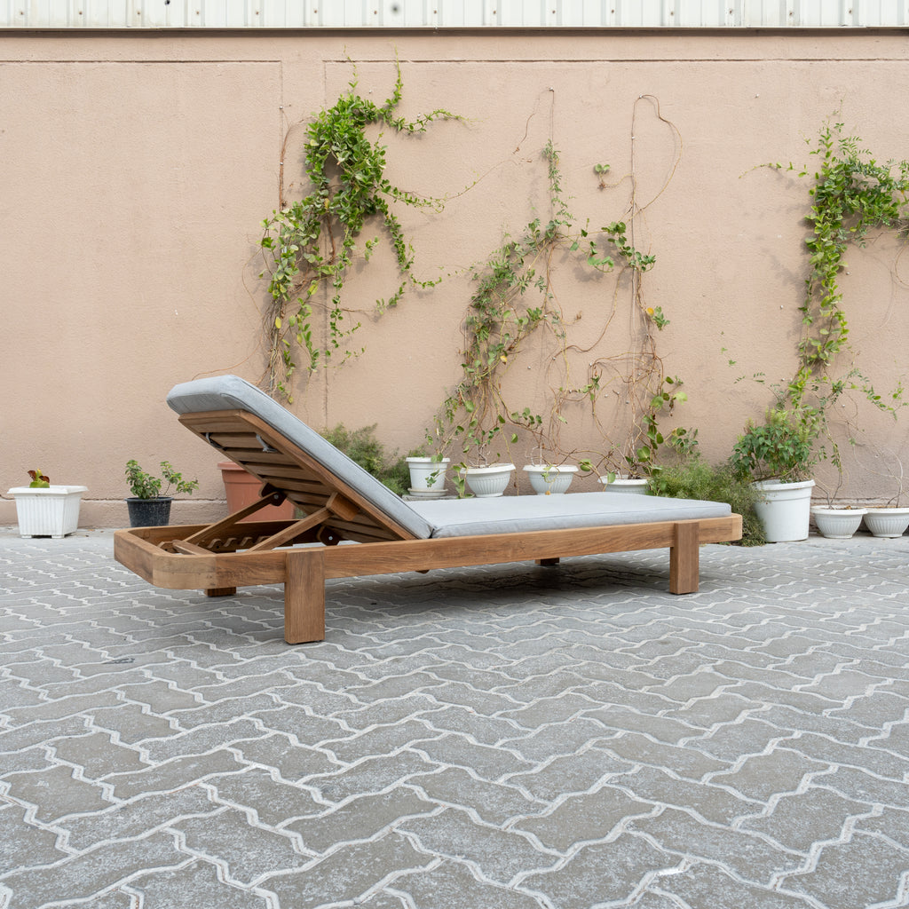 Elysian Teak Sun Lounger