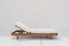 Elysian Teak Sun Lounger Side view