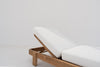 Elysian Teak Sun Lounger Side view