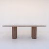 Emperador Marble Dining Table Front View 1