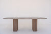 Emperador Marble Dining Table Front View 2