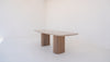 Emperador Marble Dining Table Perspective View 1