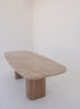 Emperador Marble Dining Table Perspective View 3
